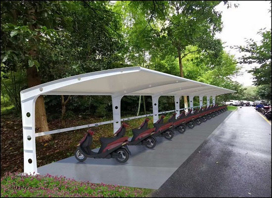 膜結(jié)構(gòu)自行車(chē)棚