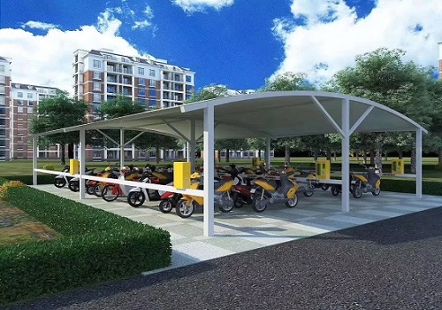膜結(jié)構(gòu)電動(dòng)車(chē)充電樁雨棚