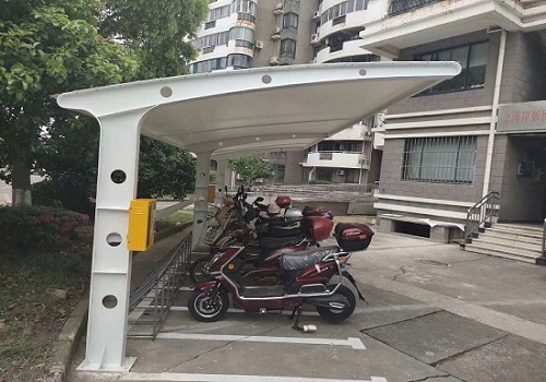 膜結(jié)構(gòu)電動(dòng)車(chē)充電樁雨棚