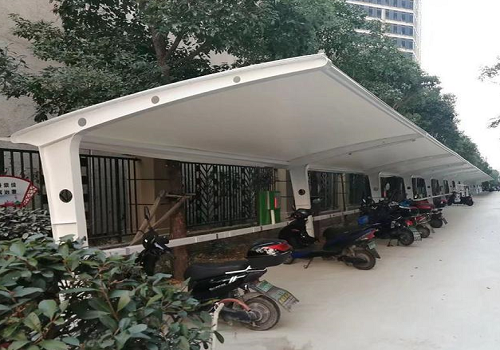 小區(qū)膜結(jié)構(gòu)電動(dòng)車(chē)充電樁雨棚